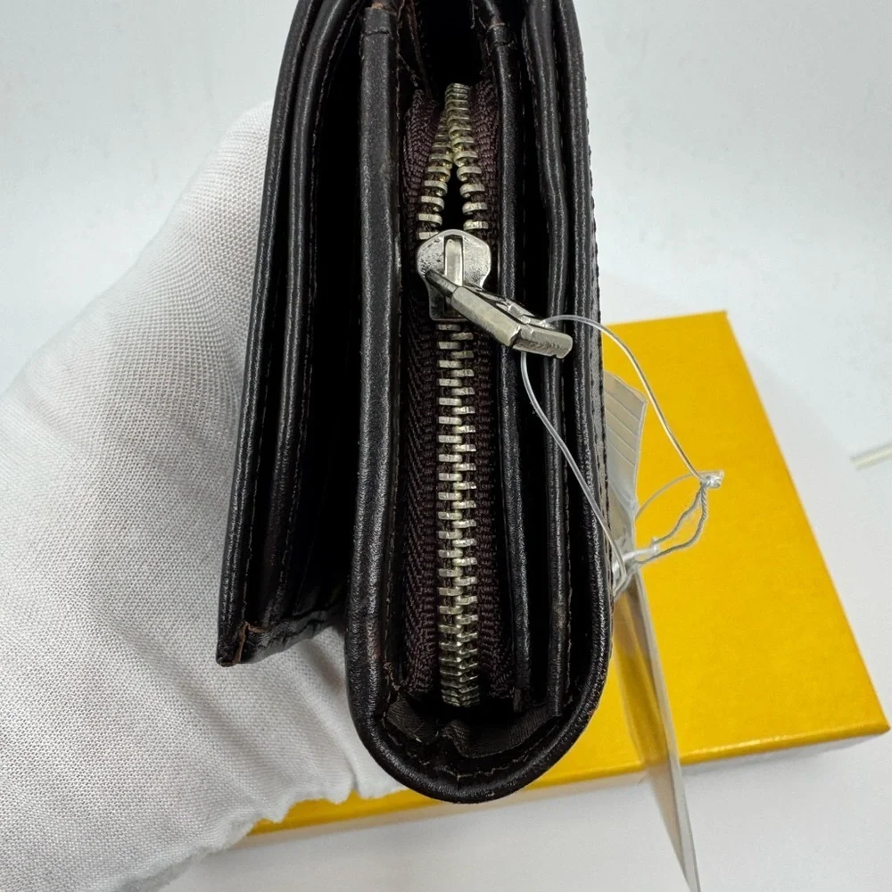 Fendi Zucca Wallet Vintage NWT